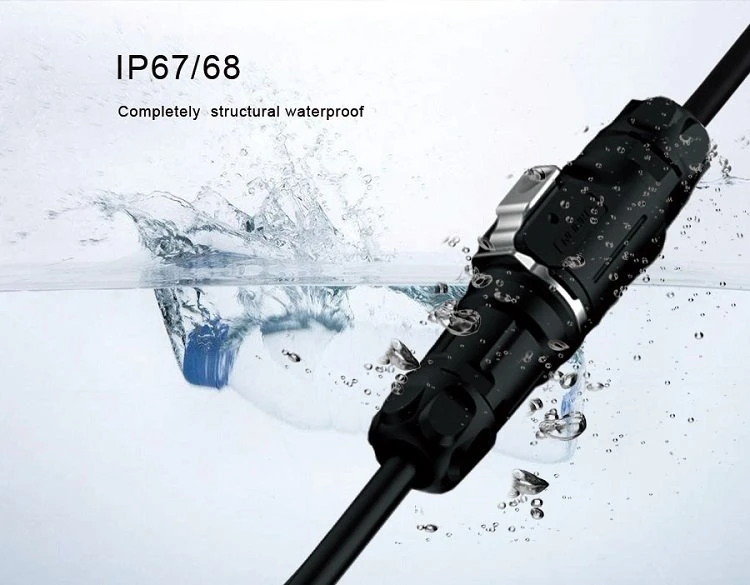 LP-12 M12 Male Female 5 pin Connector For Power (7)